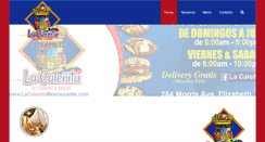 Desktop Screenshot of lacalenitarestaurante.com